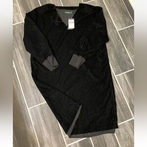 Ralph Lauren Black VELVET Mini DRESS SIZE 10 NWT Old Money Party Festive